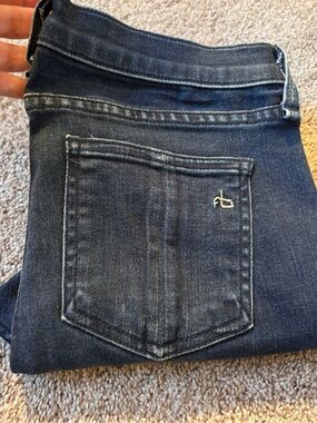 rag & bone Women's Dark Blue Skinny Jeans